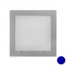 Φωτιστικό Επίτοιχο Τετράγωνο LED 1W 230V Μπλέ φως Αλουμινίου Γκρι IP54 3-973364